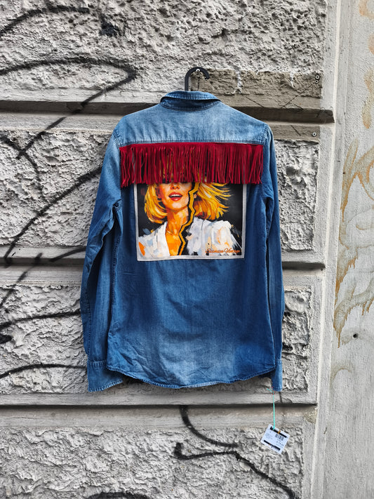 Camicia in denim vintage custom Raffaella