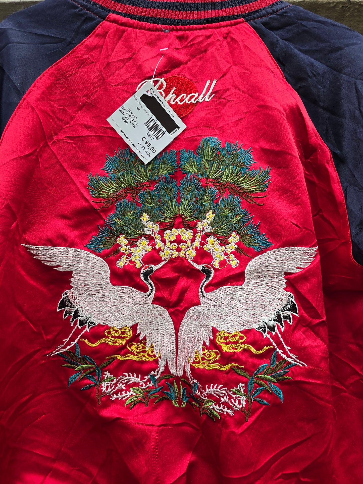 Bomber vintage raro reversibile