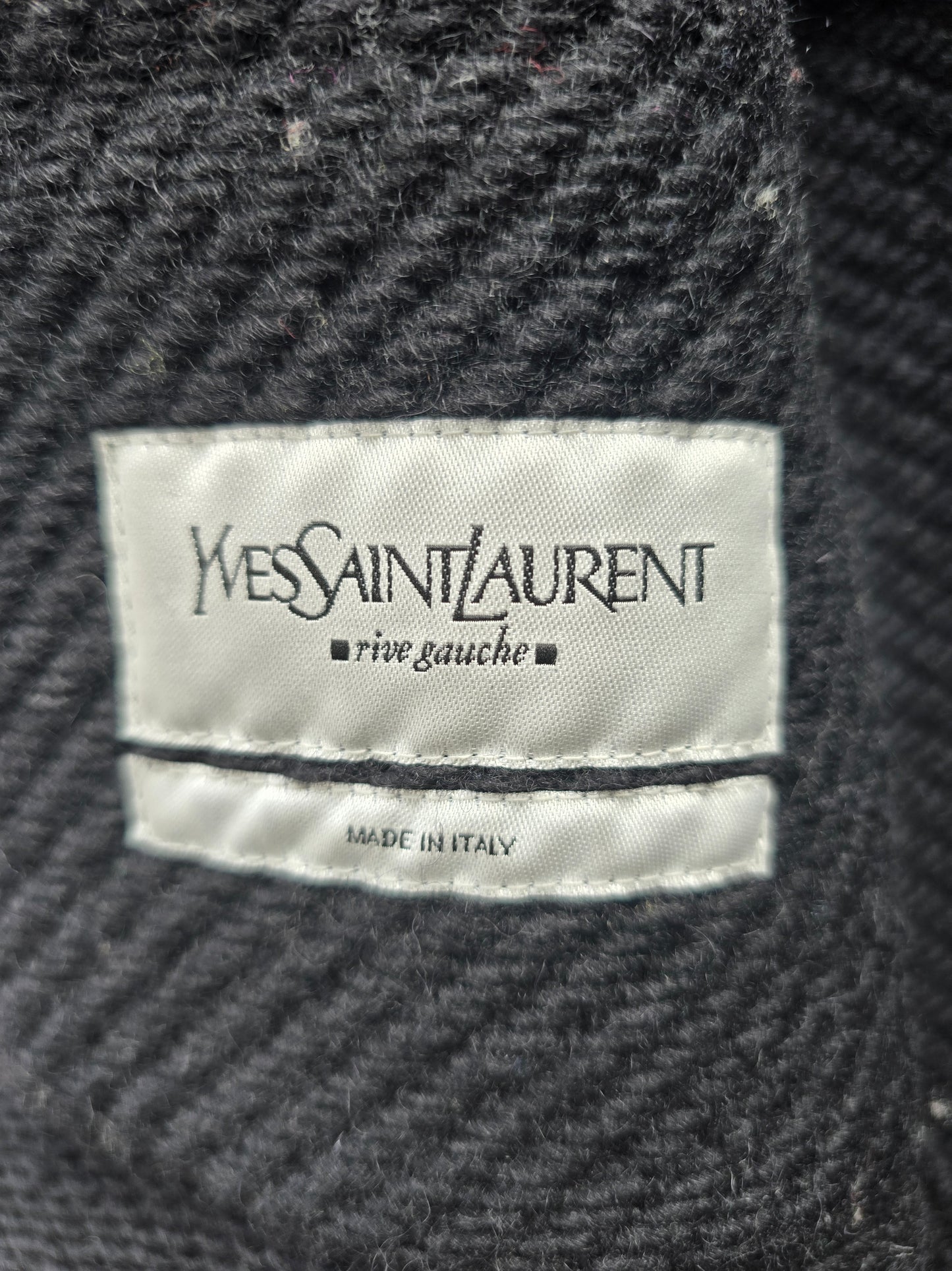 Cappotto vintage nero YSL