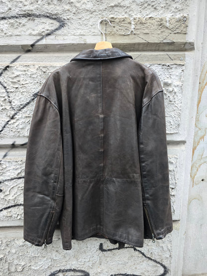Giacca vintage in vera pelle Leather Good