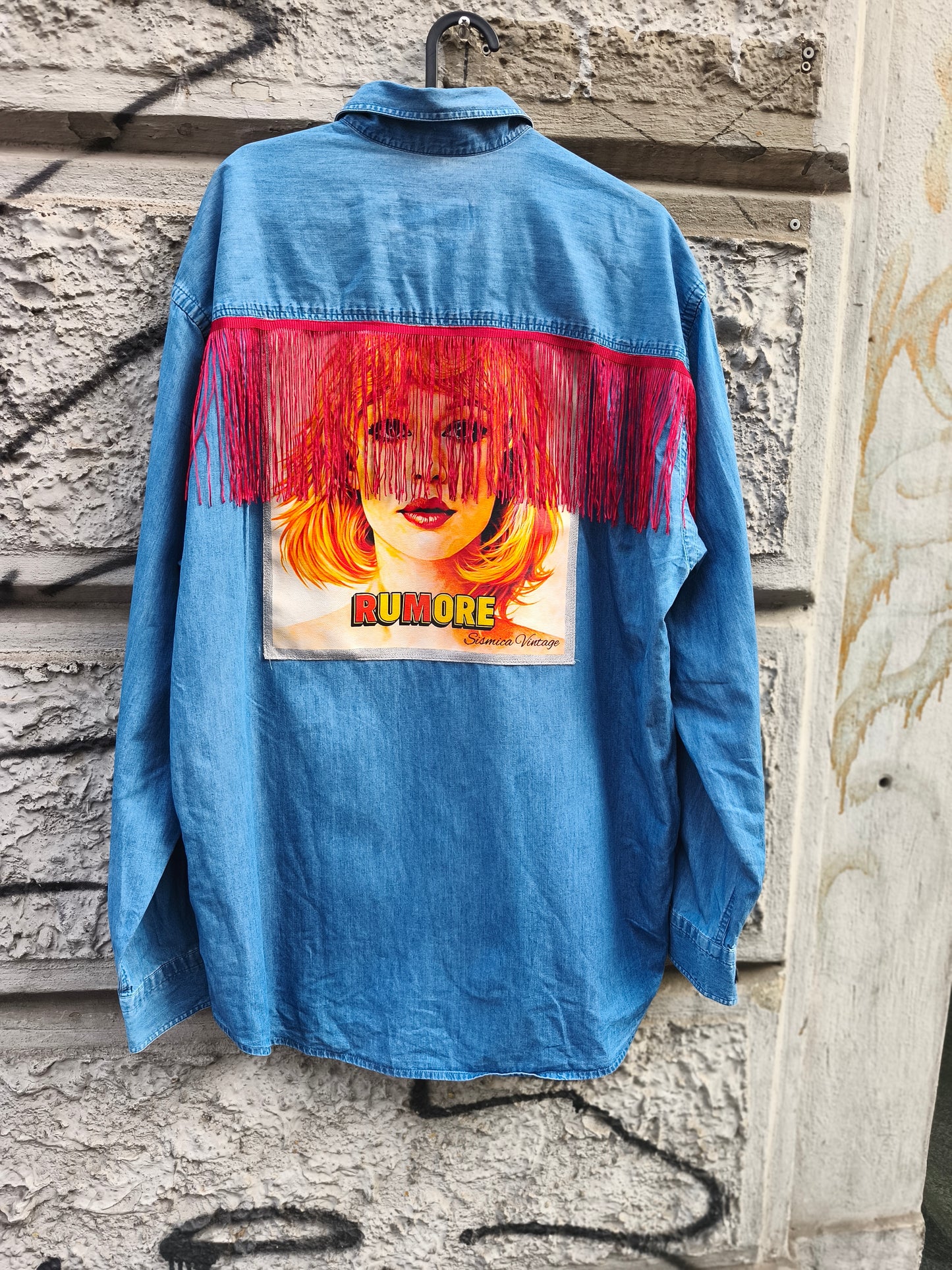 Camicia in denim vintage custom Raffaella