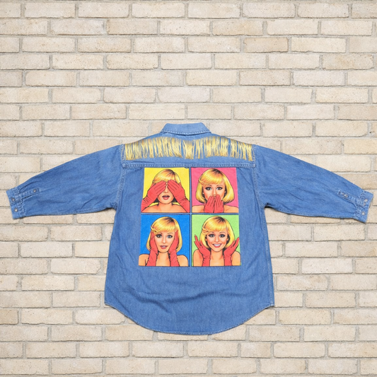 Camicia vintage Raffa unisex