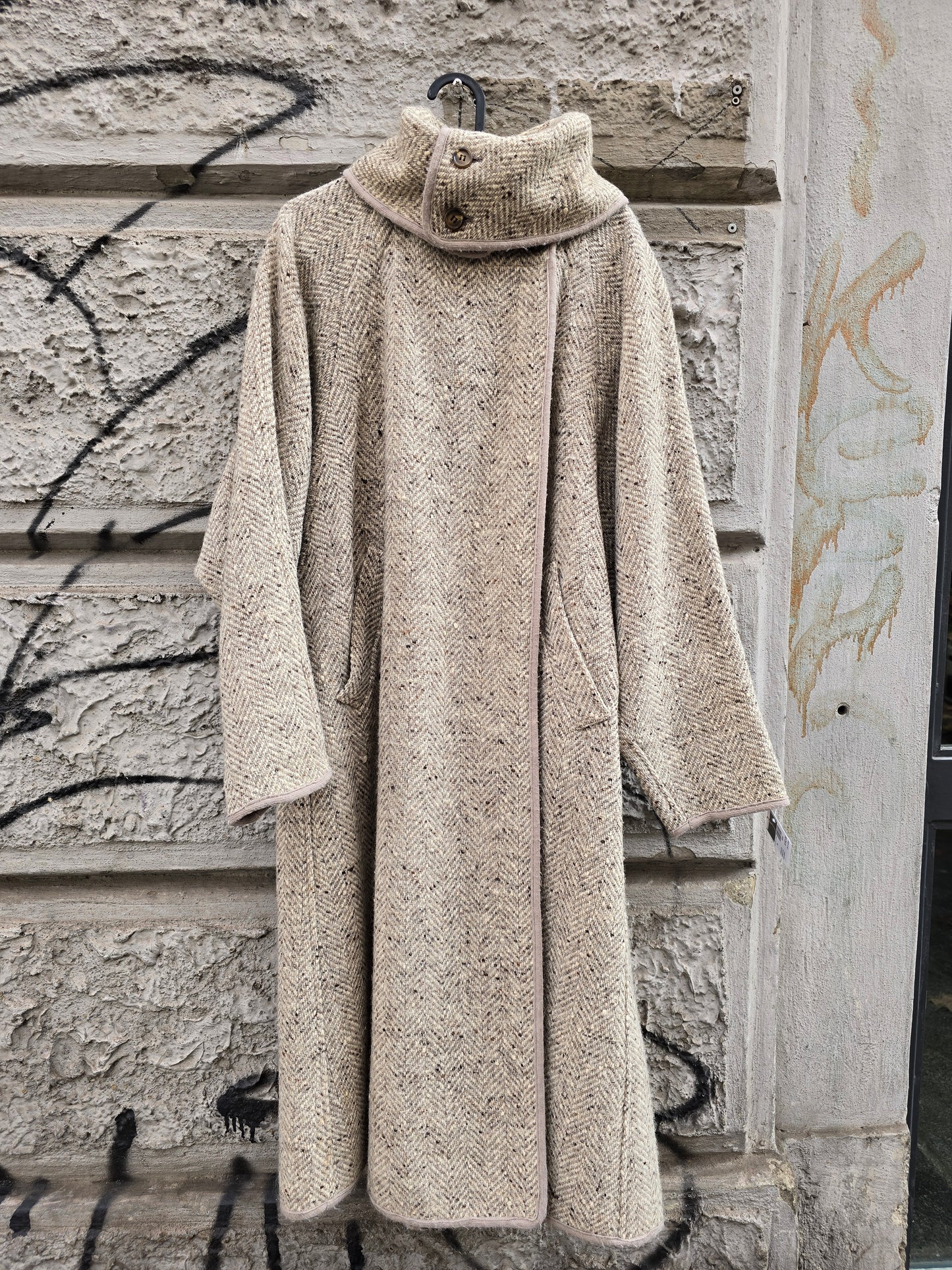 Cappotto vintage spigato donna