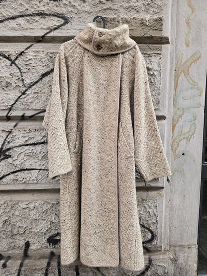 Cappotto vintage spigato donna