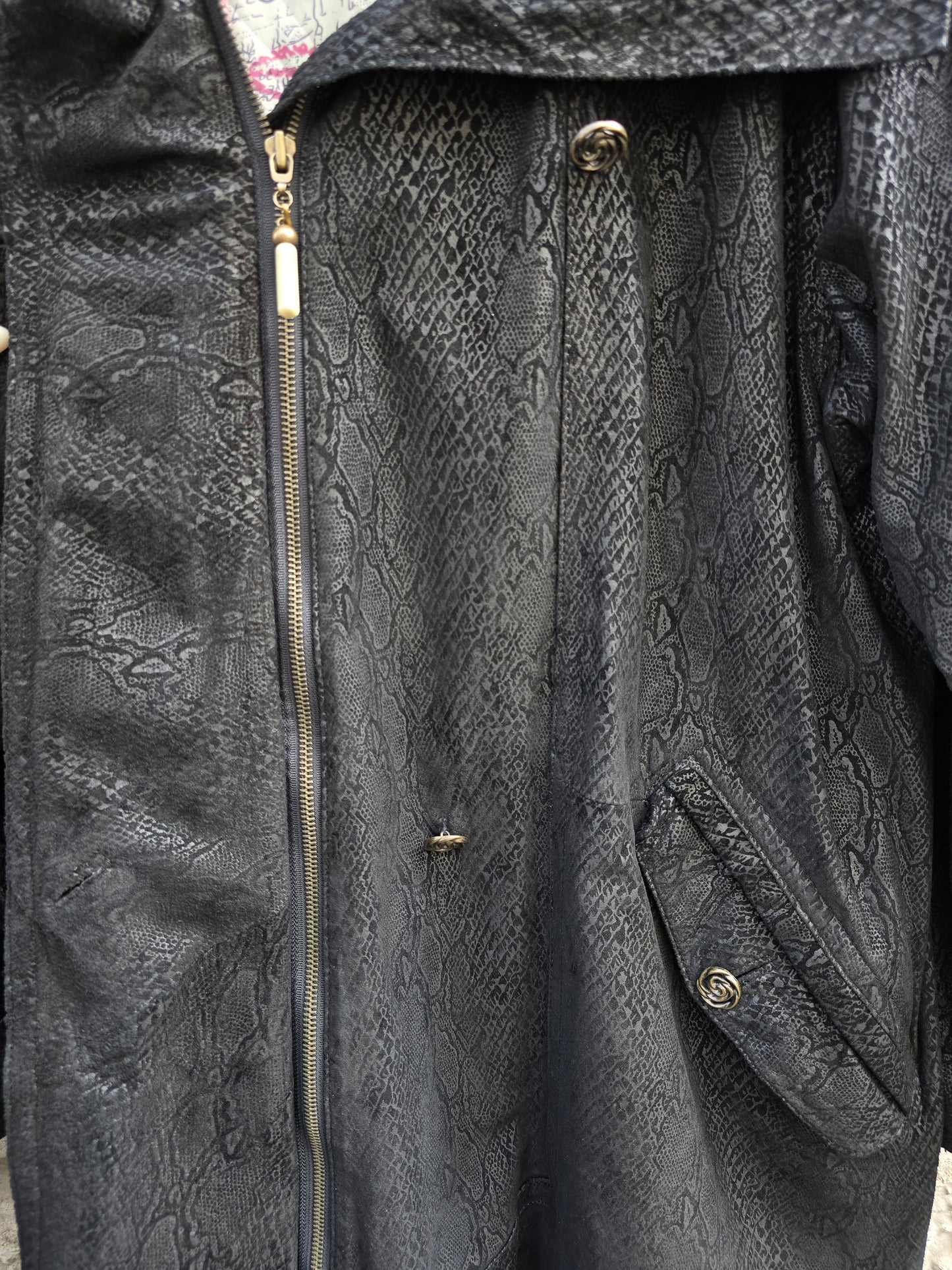 Giacca in pelle vintage made in Paris