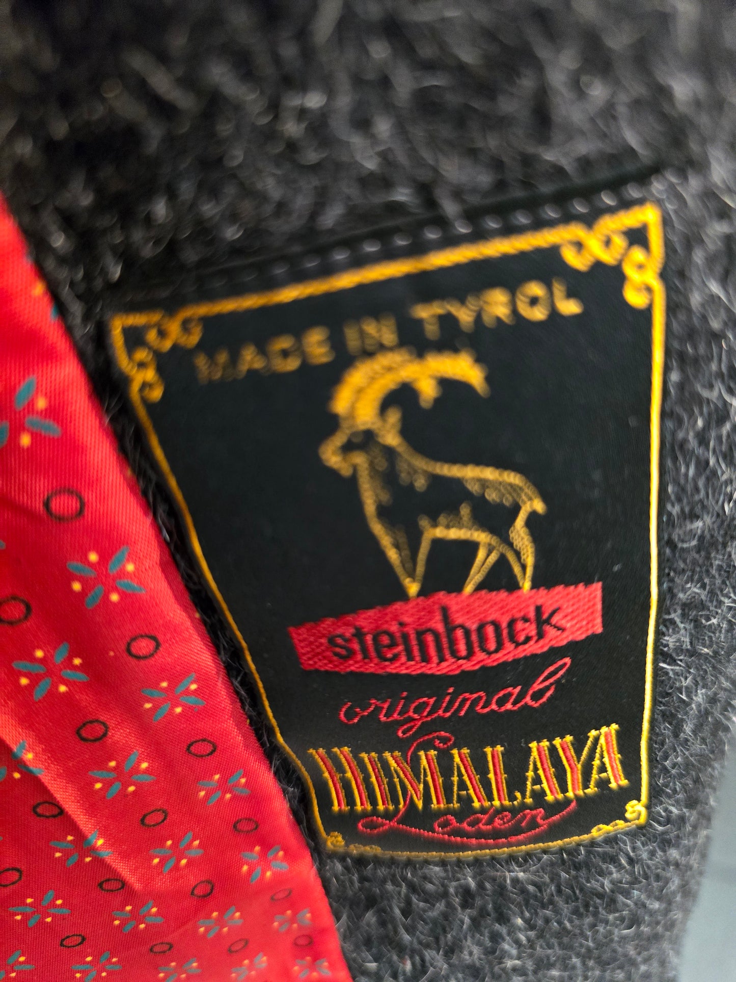 Cappotto vintage tirolese Steinbock