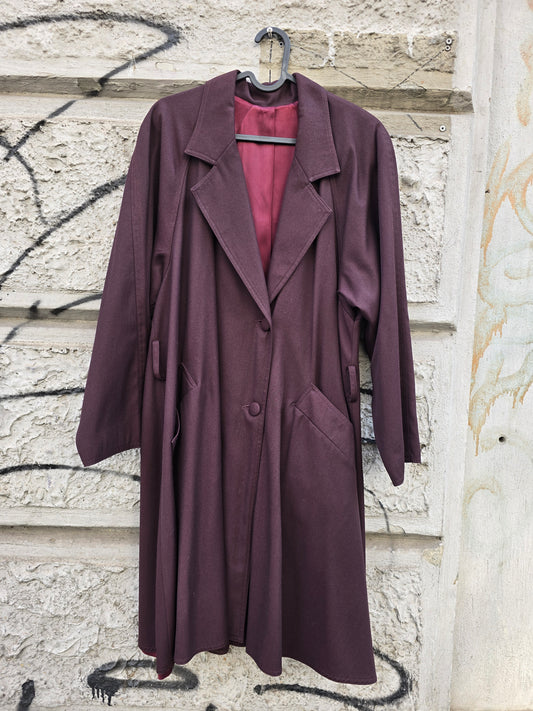 Trench vintage Stefanel borgogna