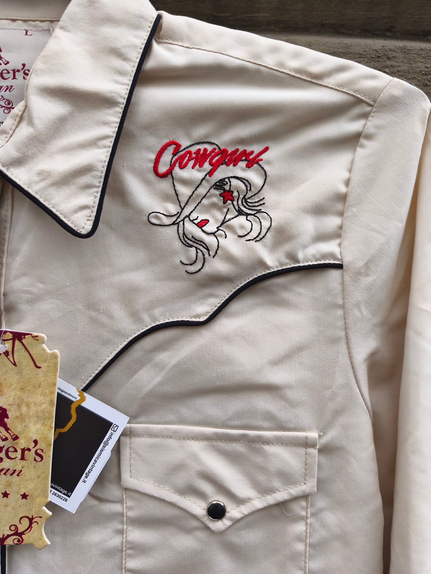 Camicia vintage manica lunga cowboy Ranger's