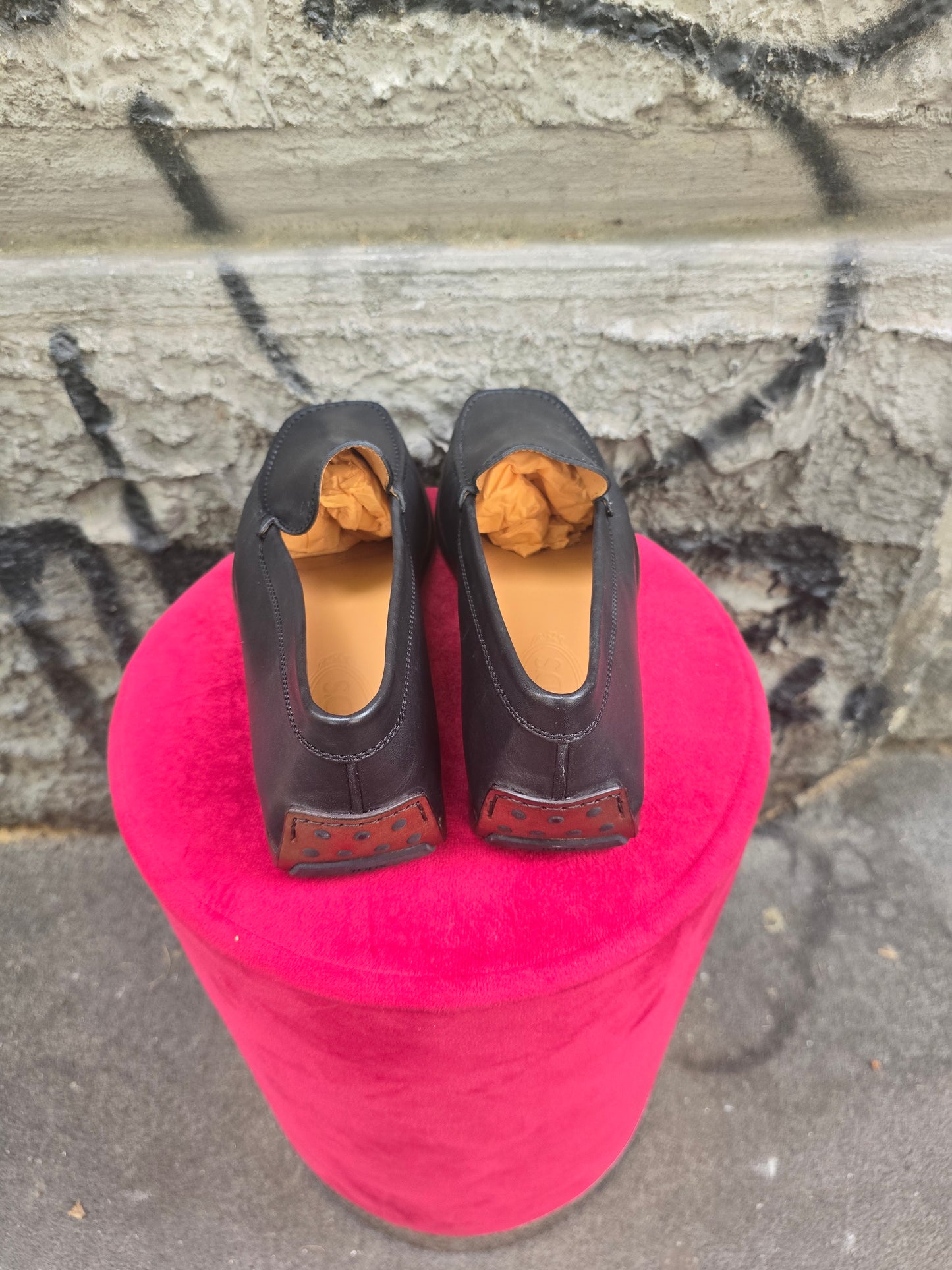 Mocassino vintage Tod's taglia 41 nero mai indossato