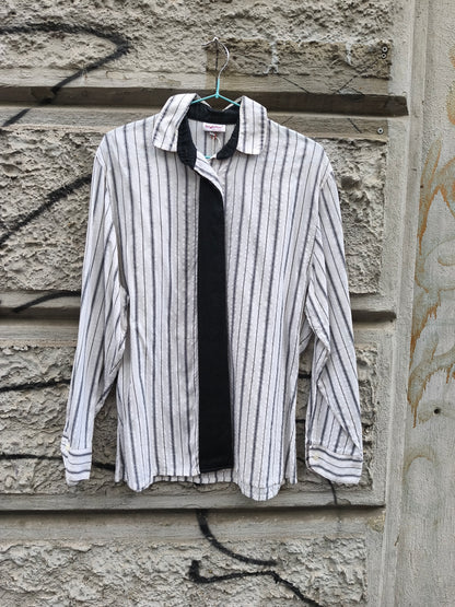 Camicia  vintage anni 80 Byblos a righe cotone