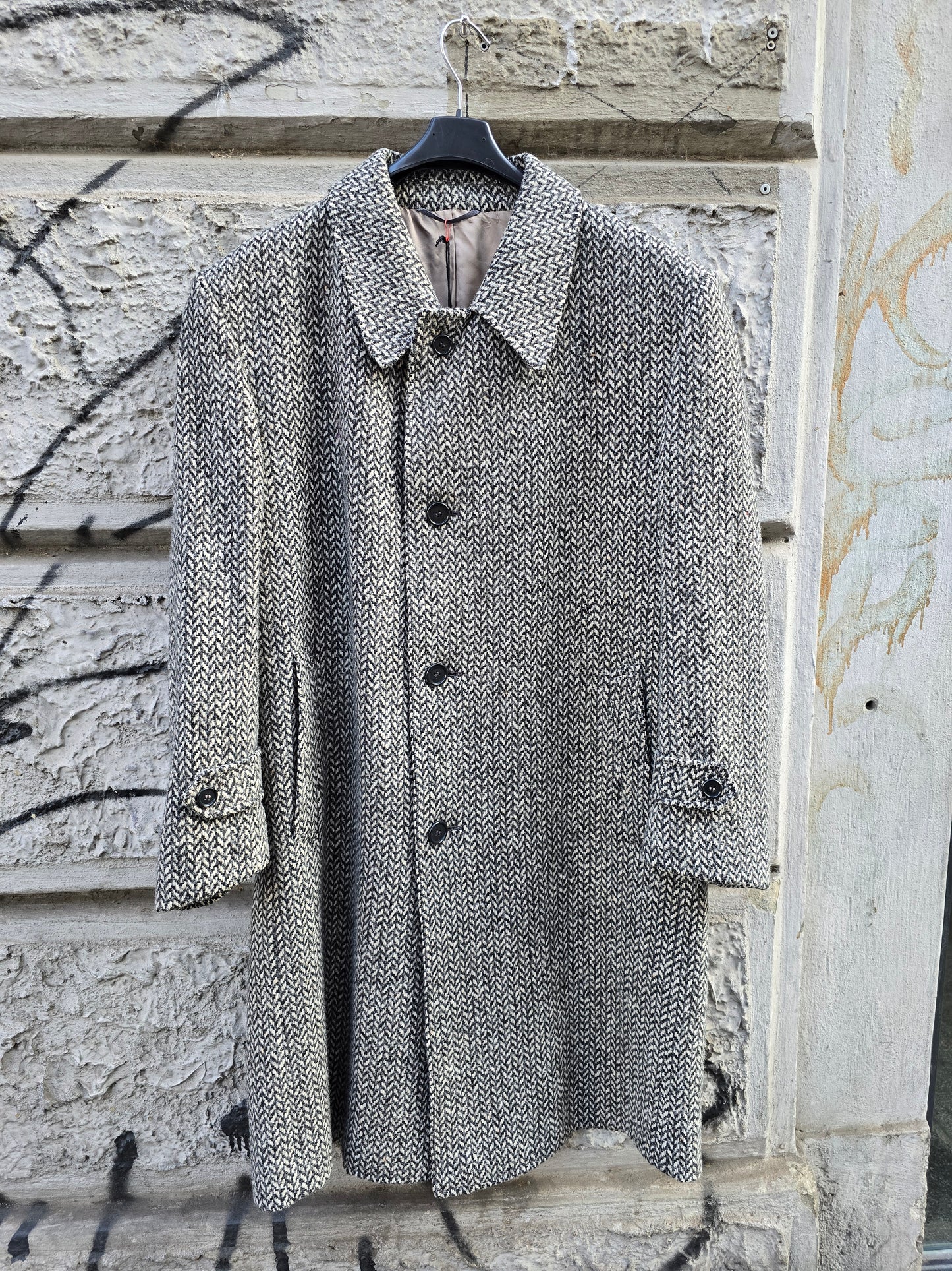 Cappotto vintage uomo spigato