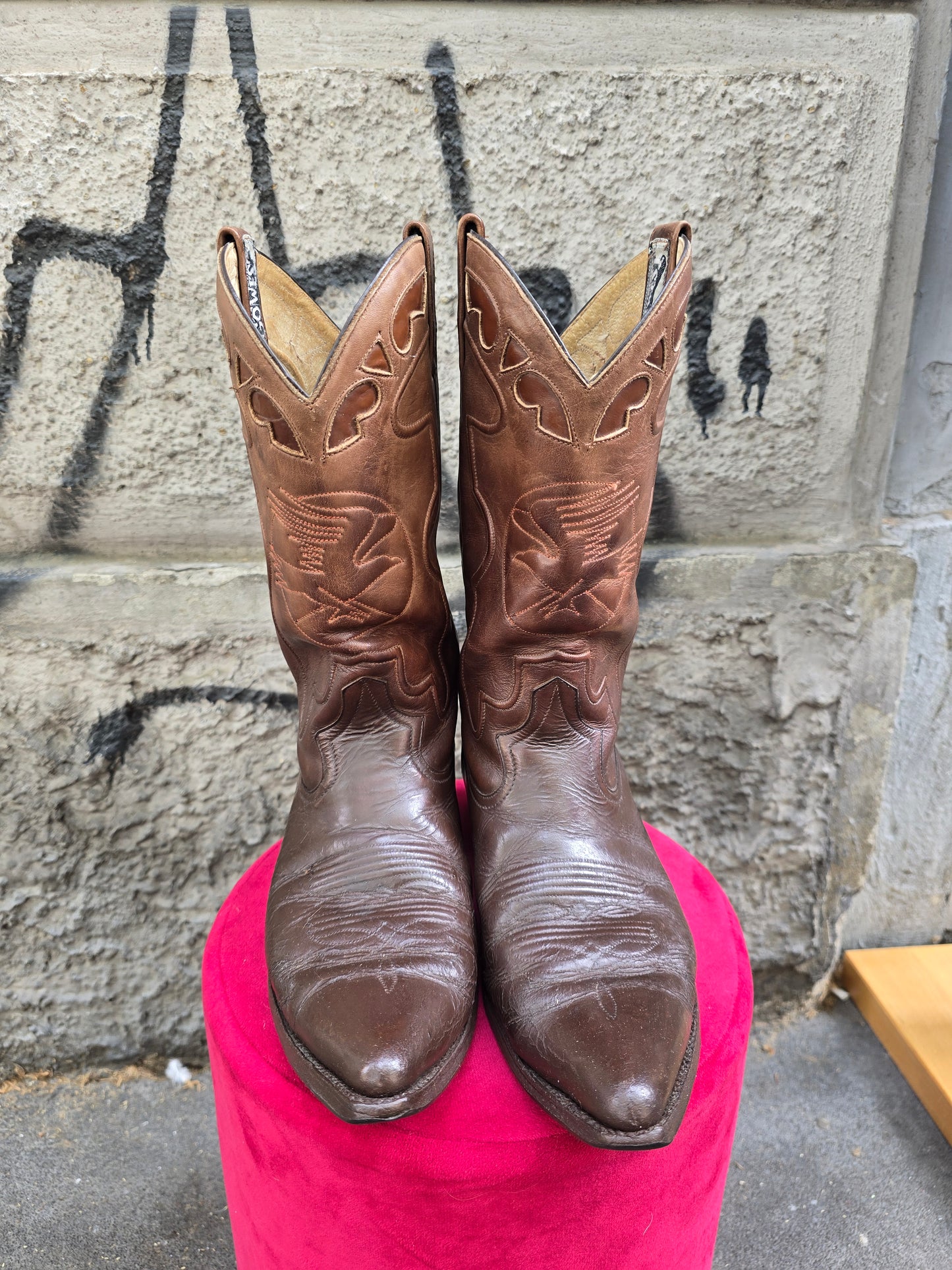 Stivale vintage marrone tg nr 42