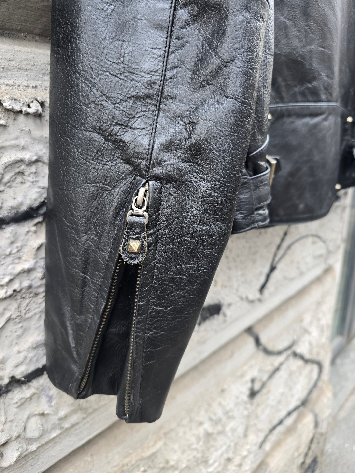 Giacca vintage in vera pelle Harley Davidson