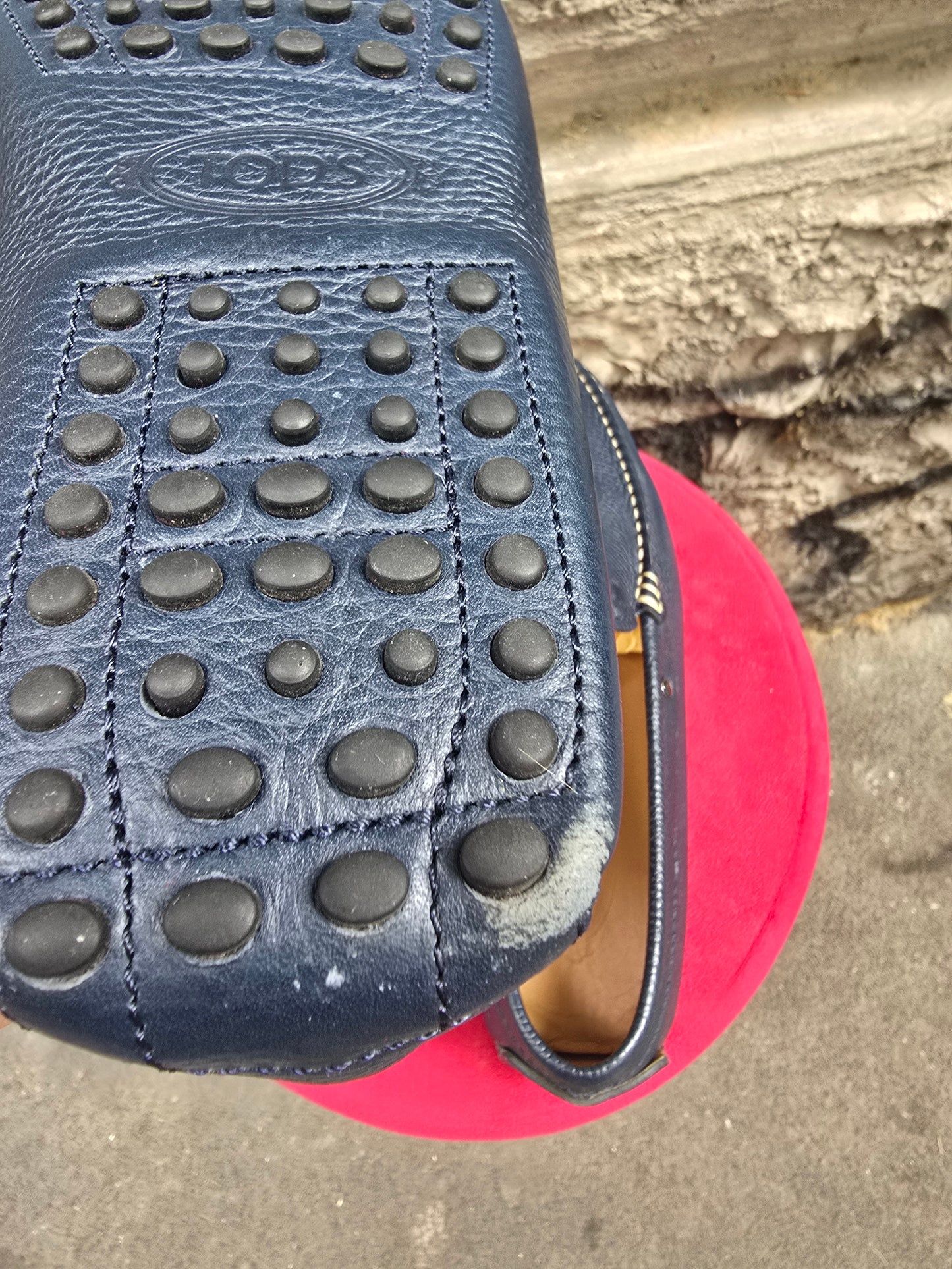 Mocassini Tod's vintage taglia 41 blu usati