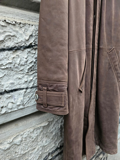 Cappotto vintage in pelle Marlboro Classics