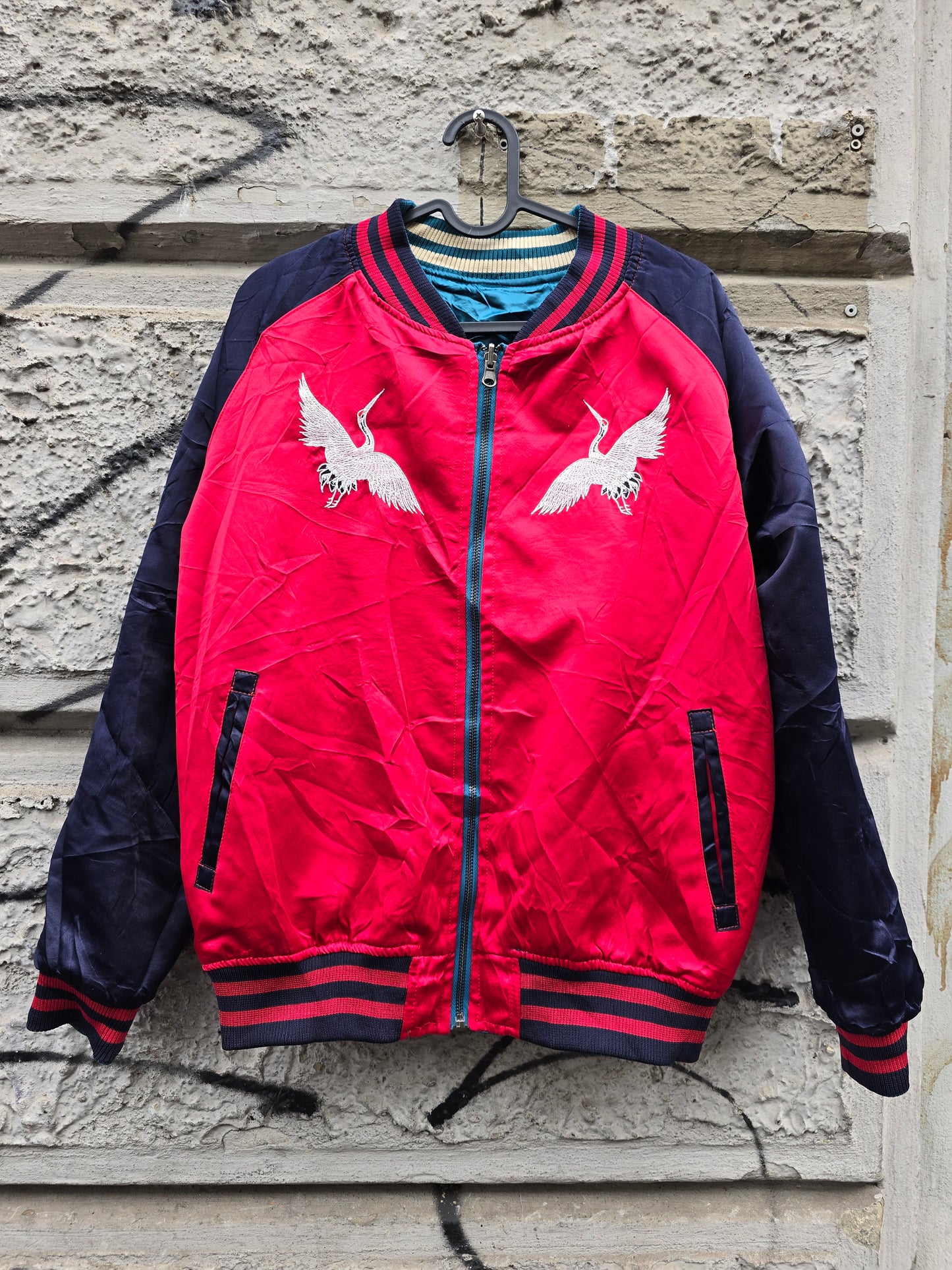 Bomber vintage raro reversibile
