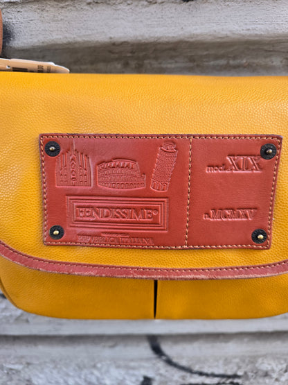 Borsa vintage in vera pelle Fendissime