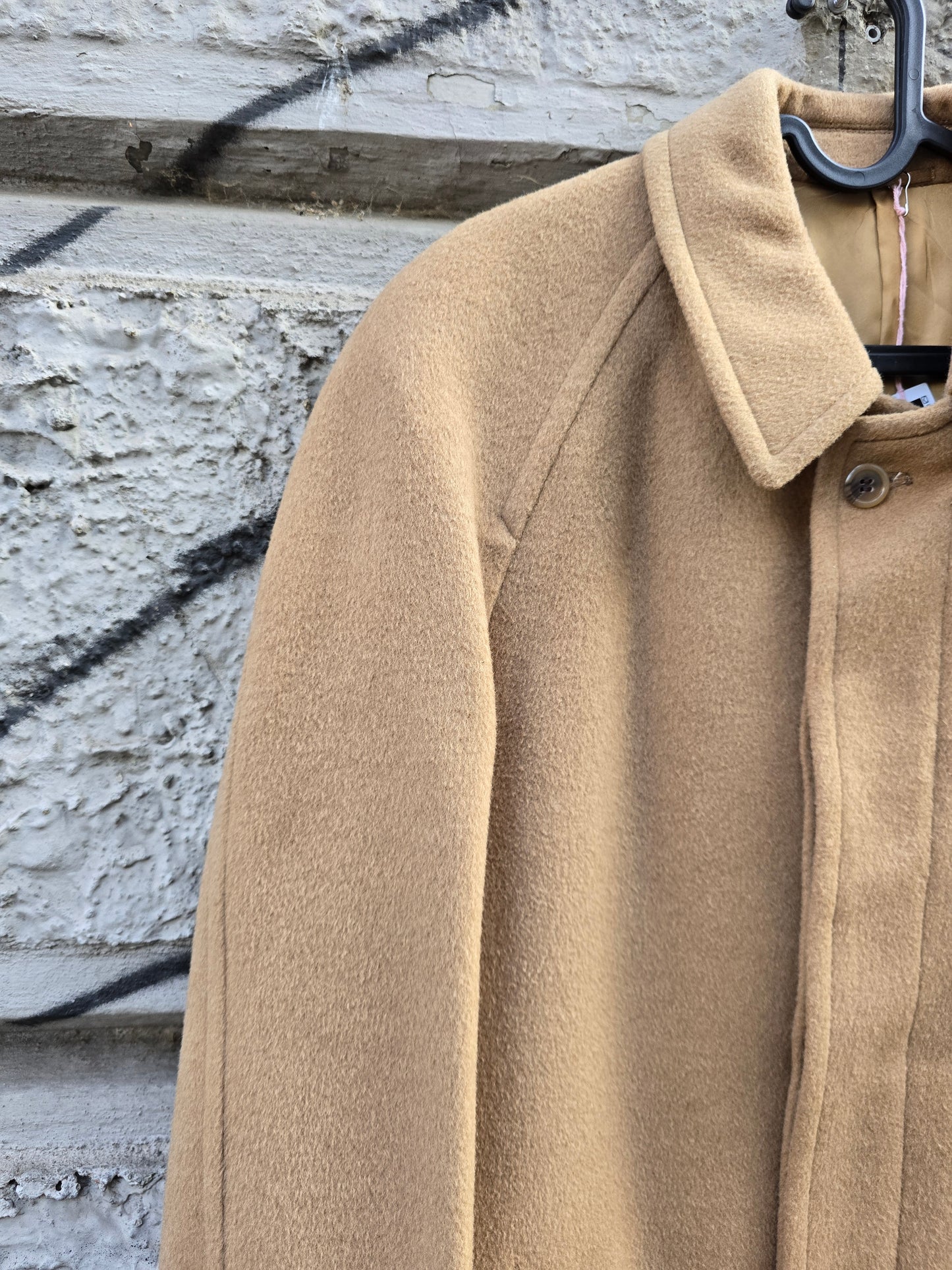 Cappotto vintage uomo realizzato in lana di cammello