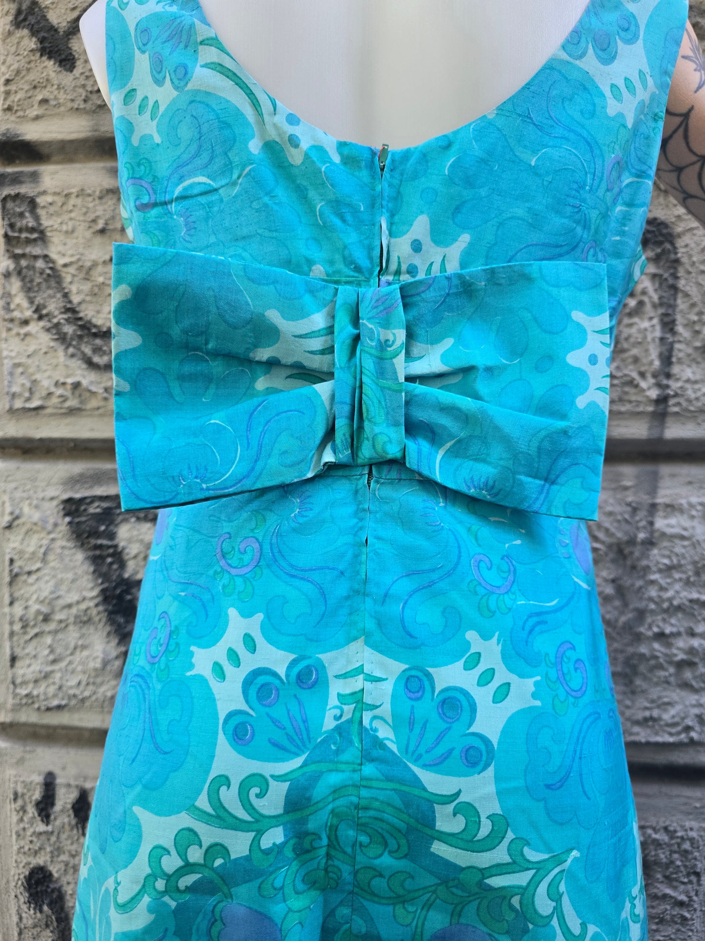 Abito vintage in pura seta
