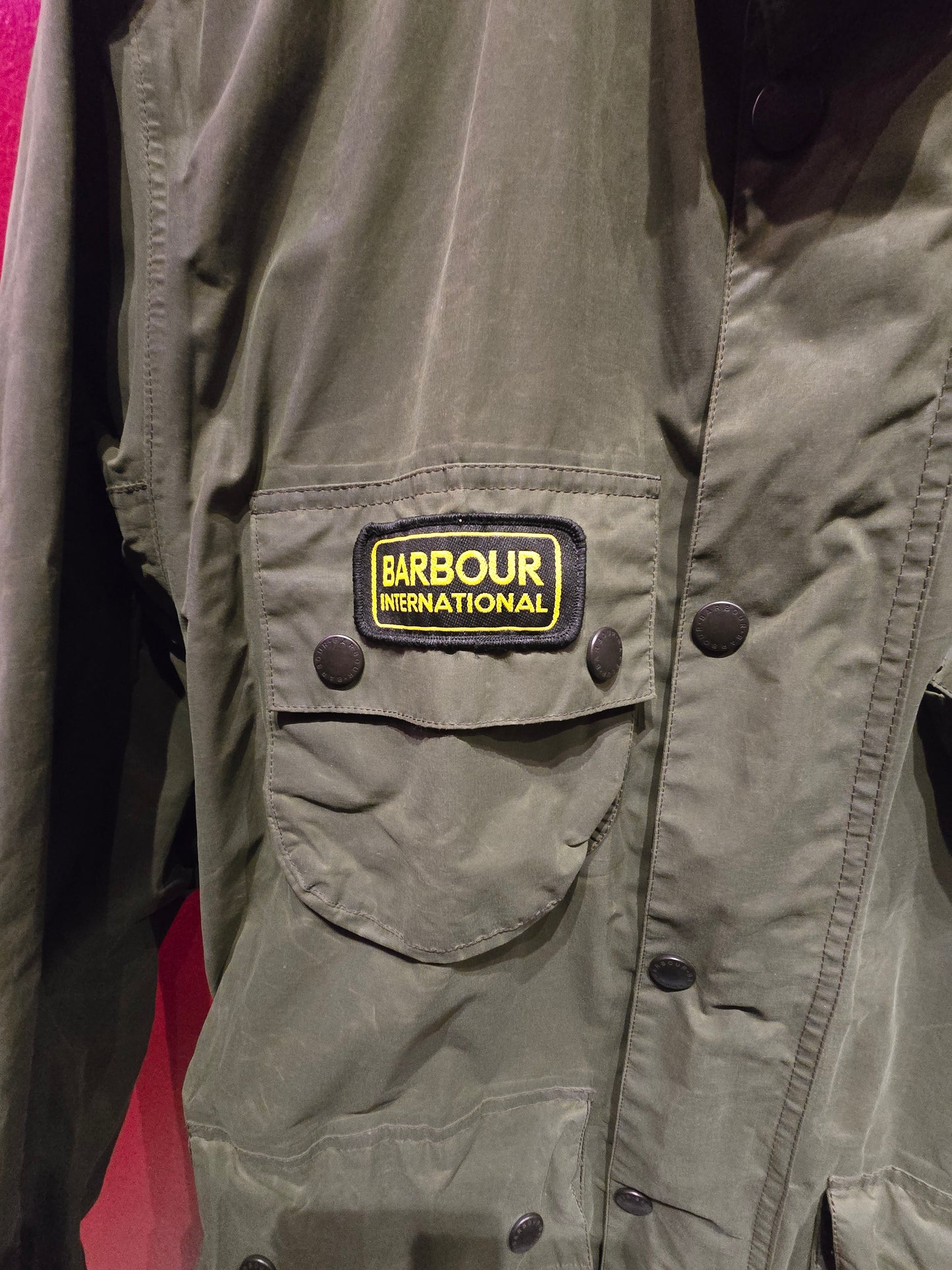 Giacca Barbour vintage Cracked Wash