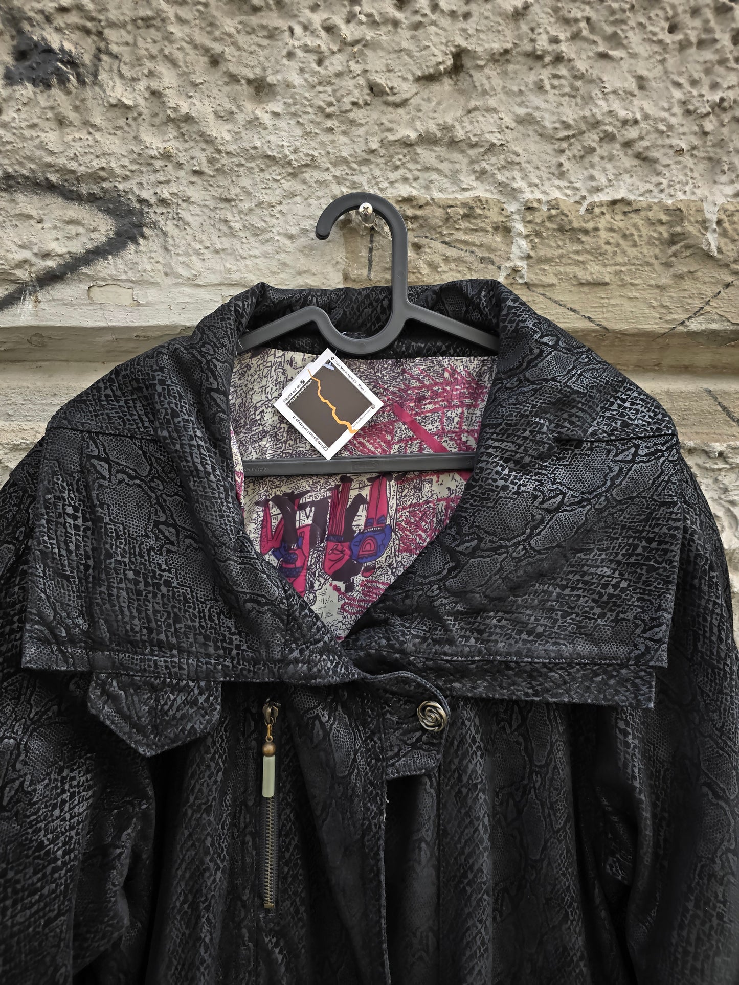 Giacca in pelle vintage made in Paris
