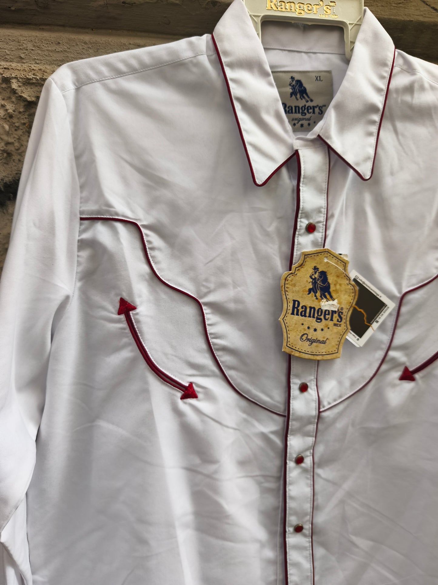 Camicia manica lunga vintage cowboy Ranger's