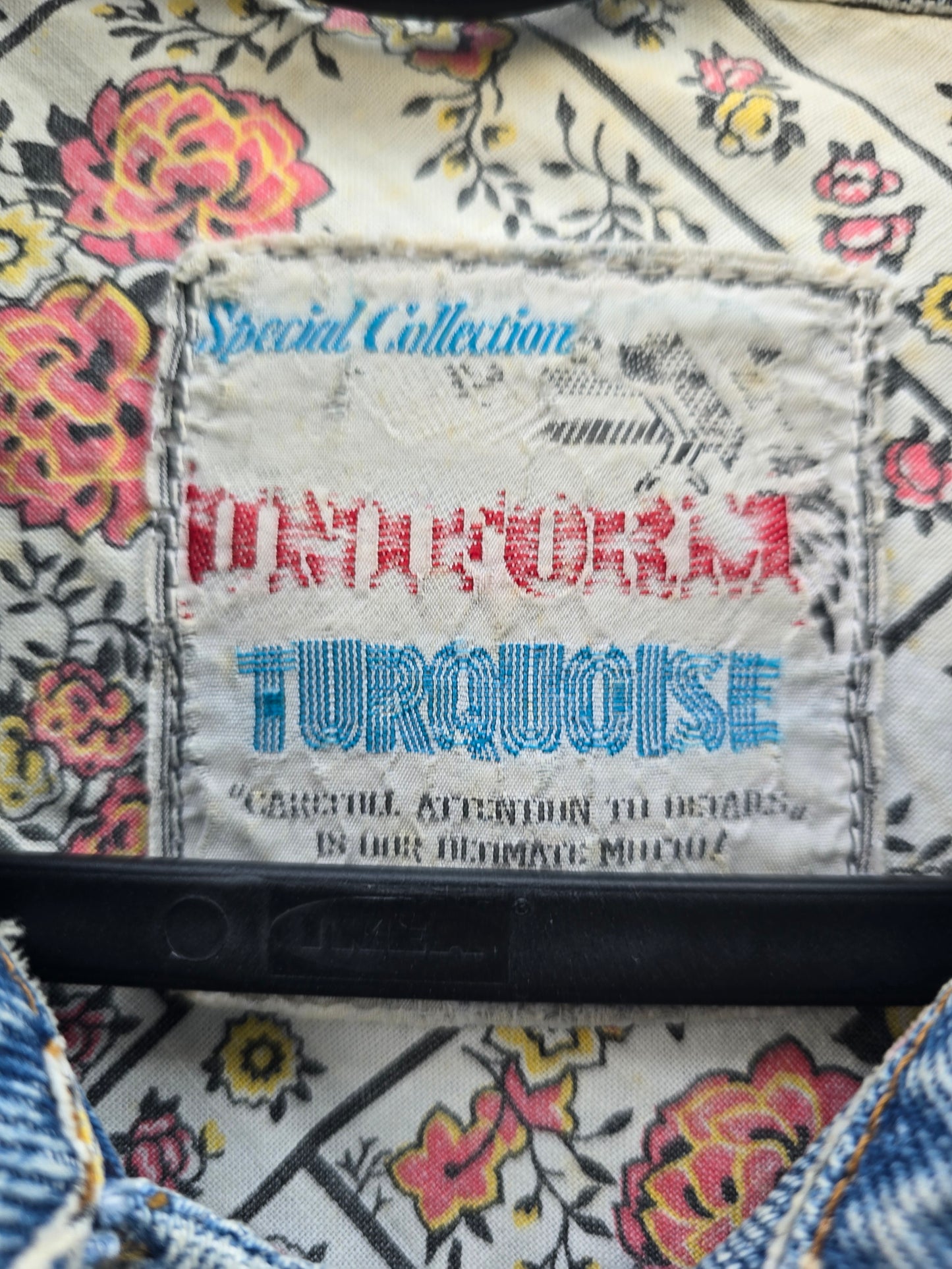 Giacca in denim Turquoise speciali edition