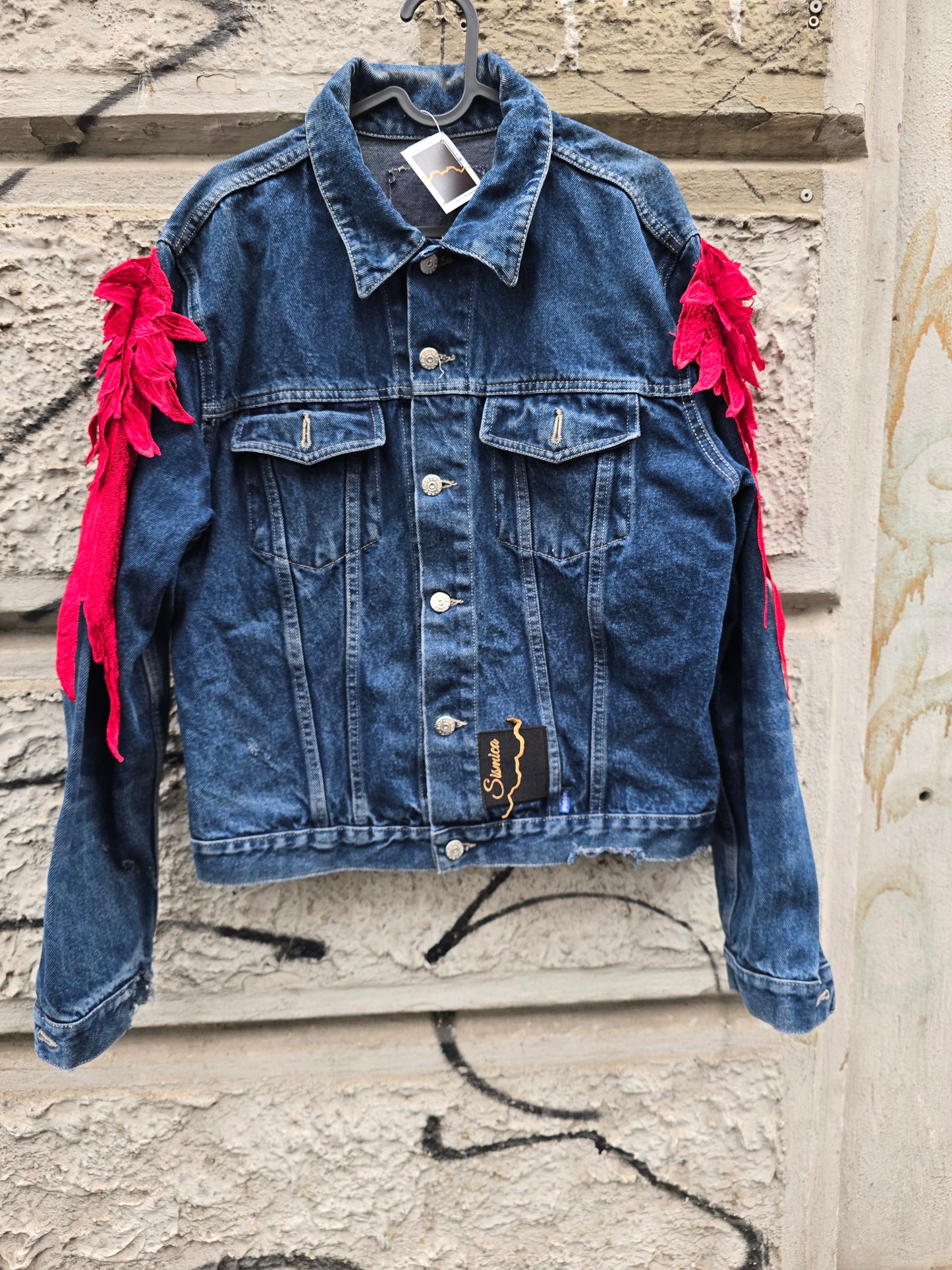 Giacca in denim custom Vivienne