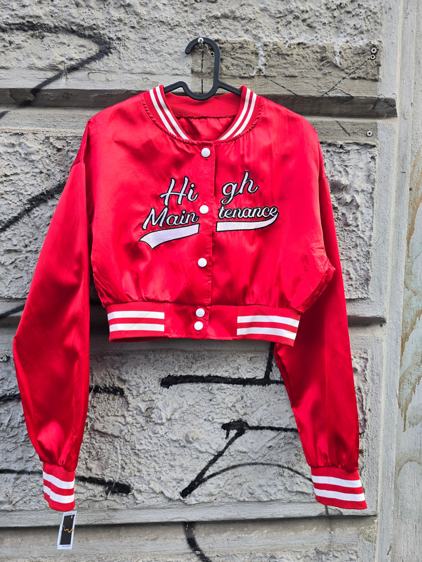 Bomber vintage crop top