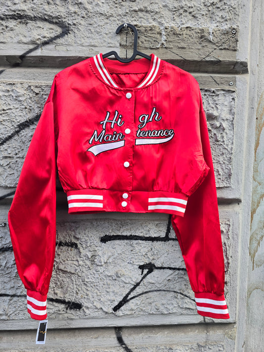 Bomber vintage crop top