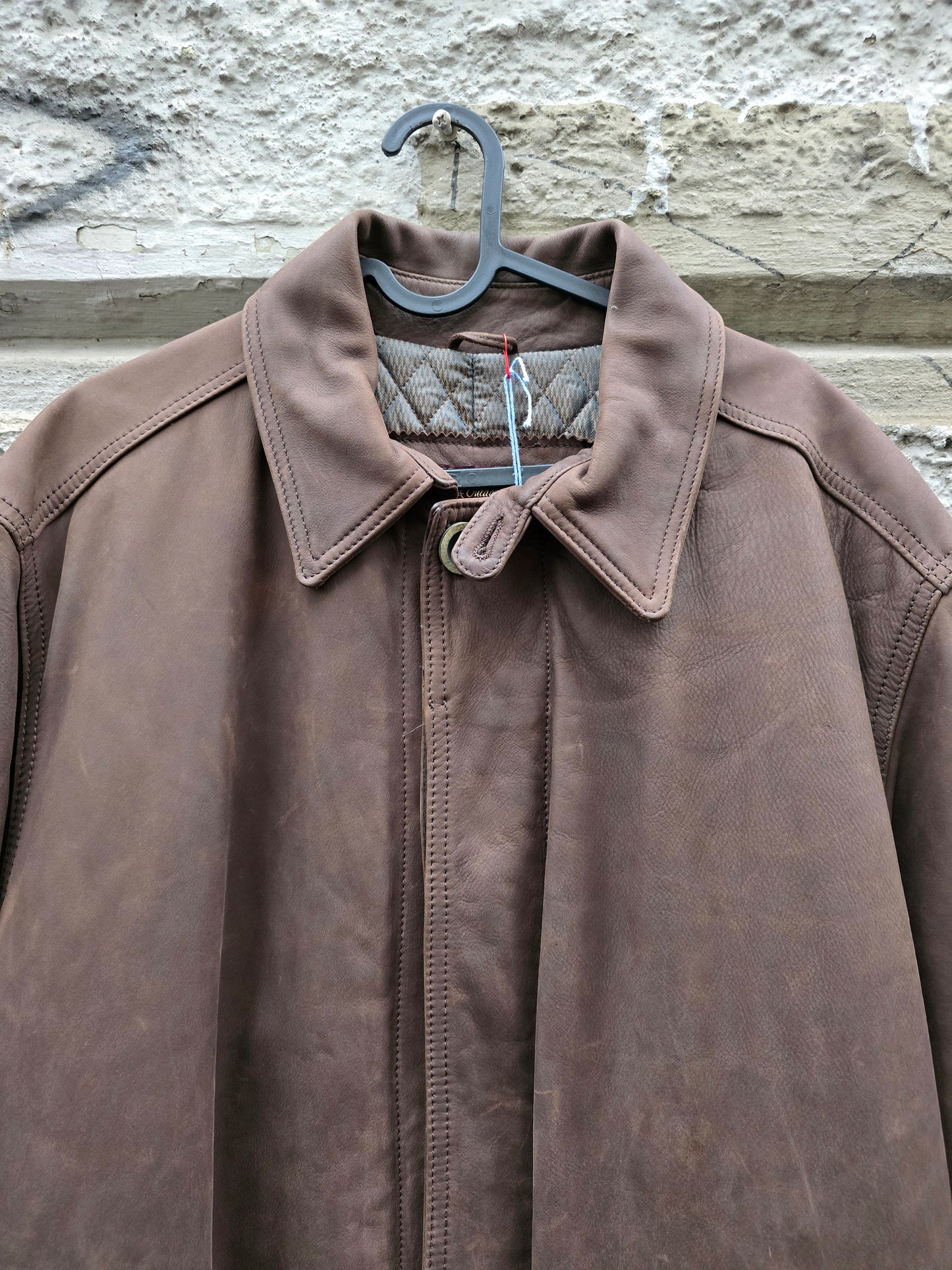 Cappotto vintage in pelle Marlboro Classics