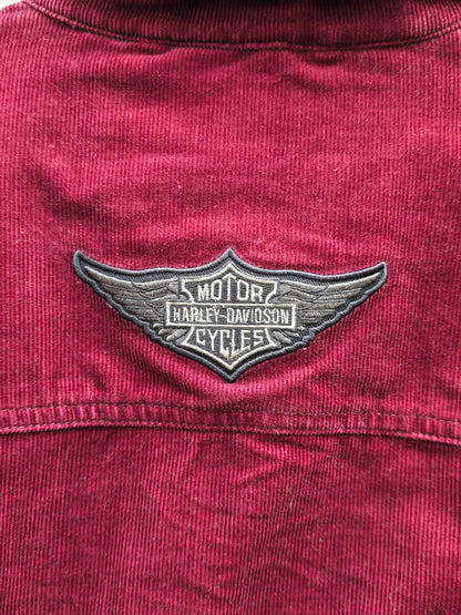 Giacca vintage in velluto Harley Davidson