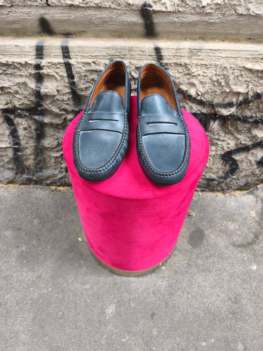 Mocassino vintage Tod's taglia 41 blu.