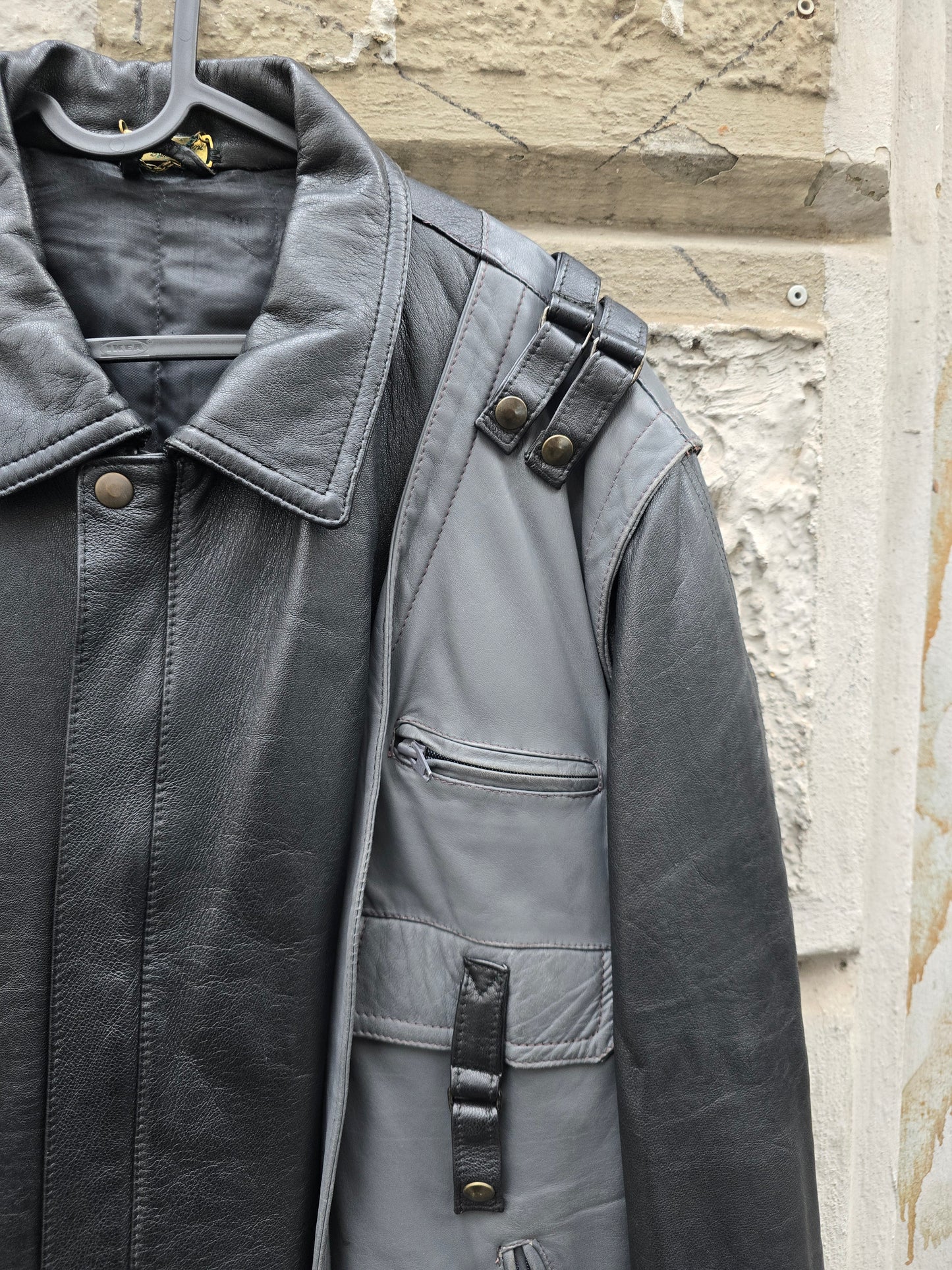 Bomber vintage in vera pelle
