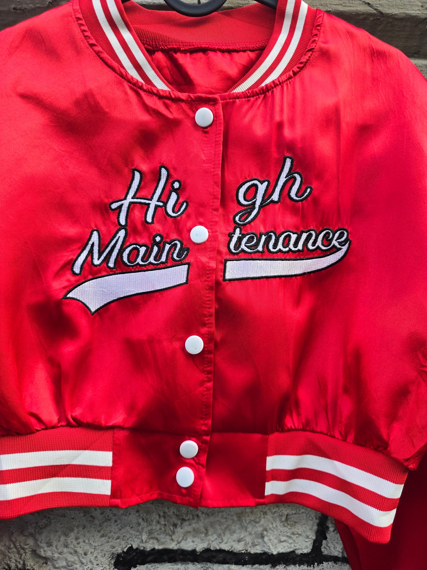 Bomber vintage crop top