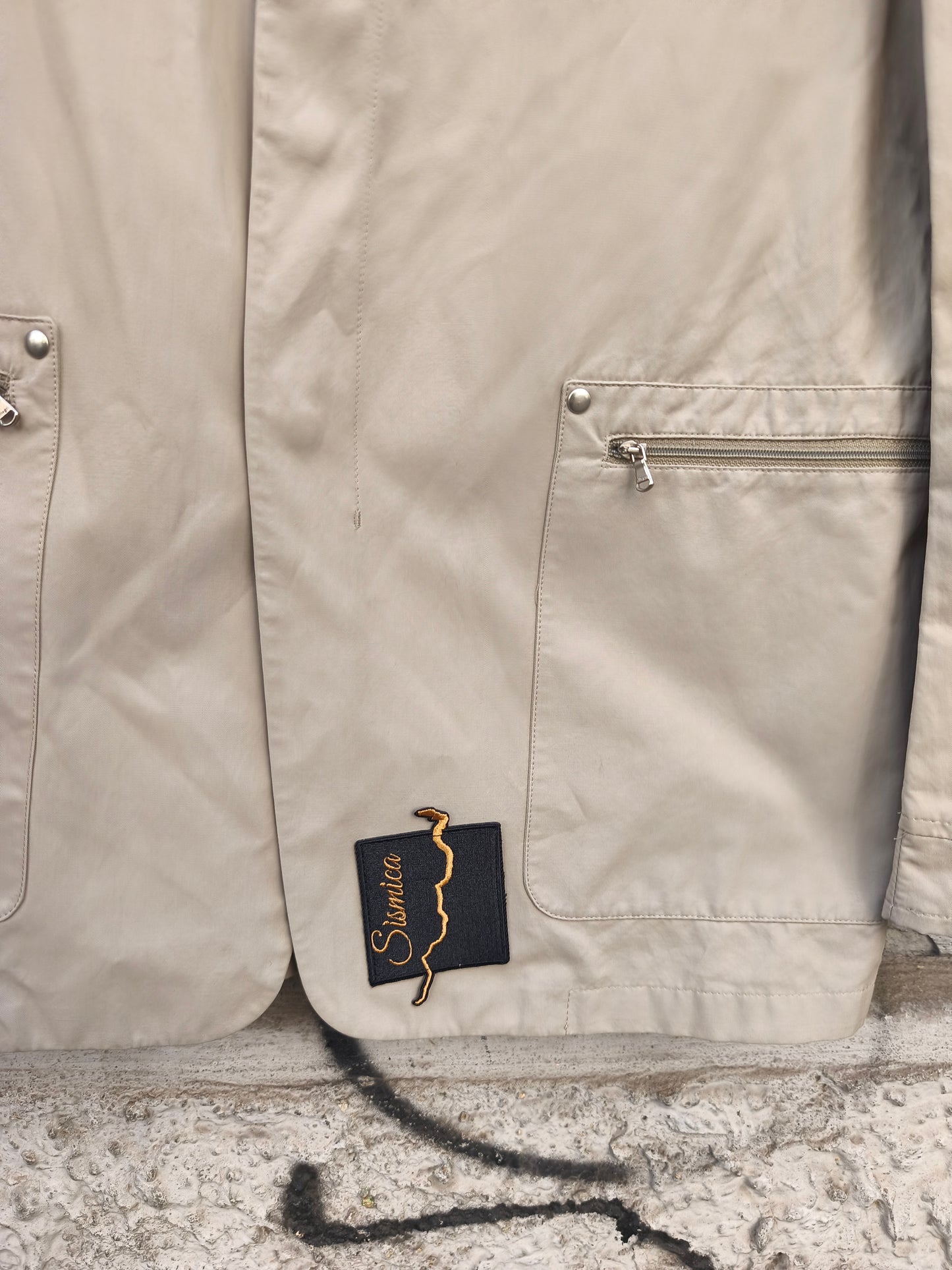 Giacca leggera Allegri vintage beige custom anni '80 by Sismica vintage