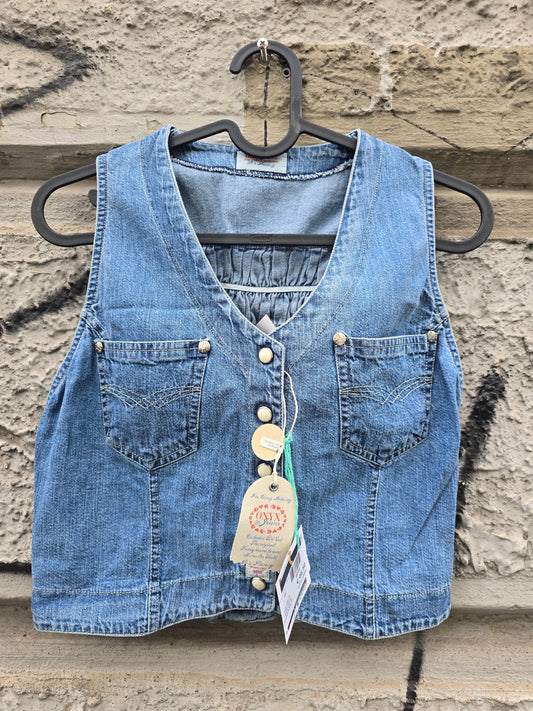Gilet vintage Onyx in denim