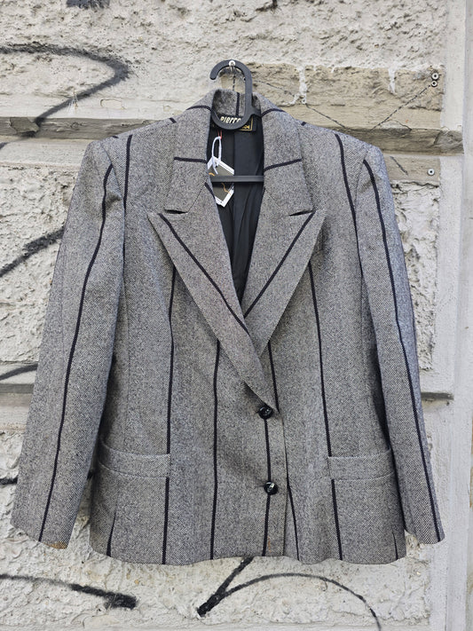 Blazer donna vintage in pura lana