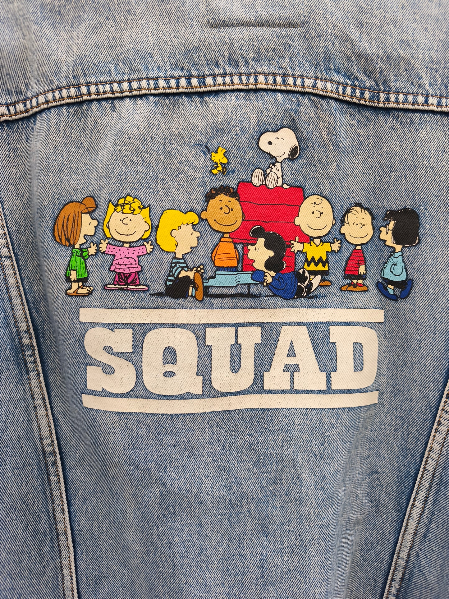 Giacca di Jeans Levi's  serie Snoopy,  Peanuts.