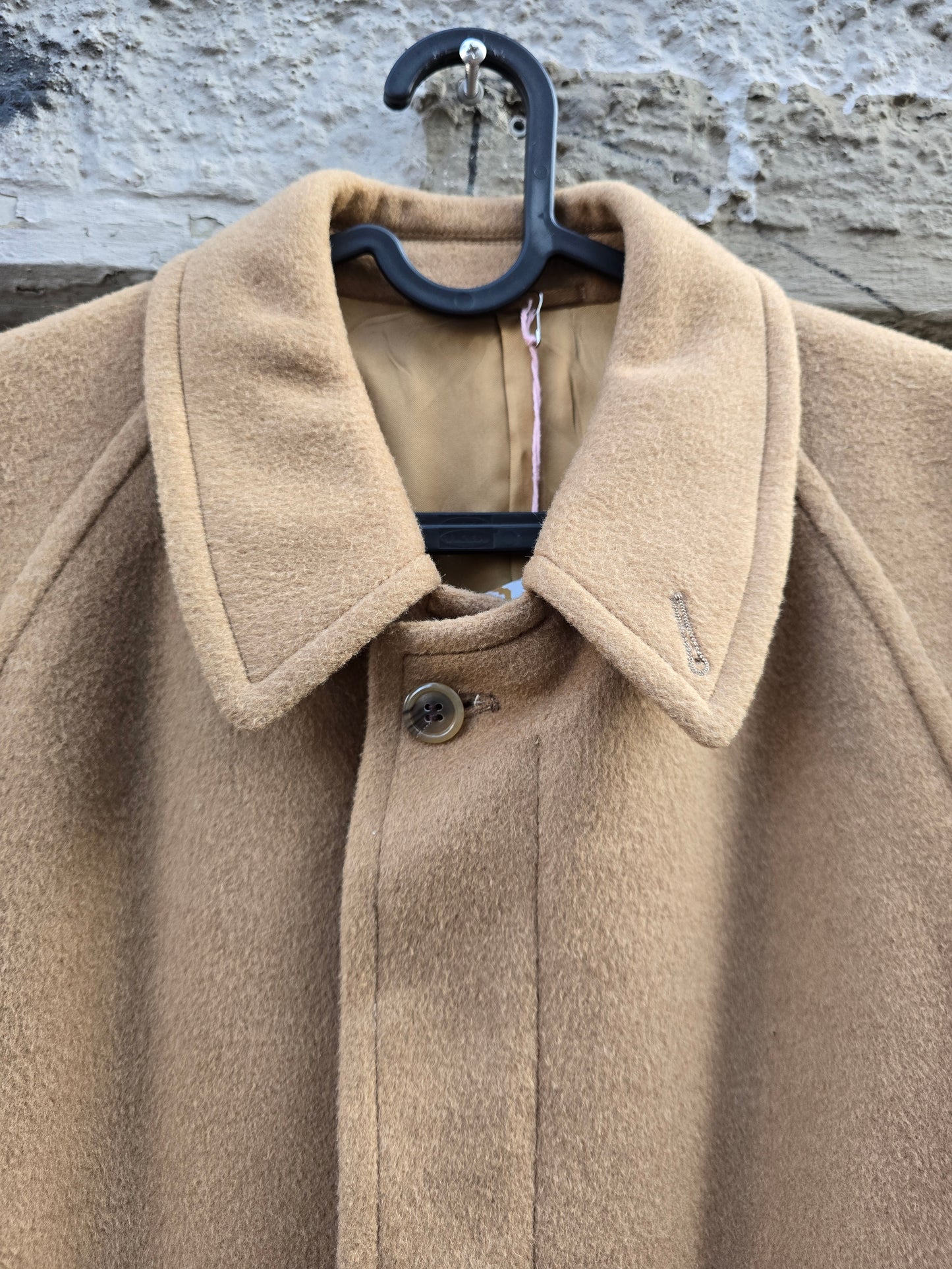 Cappotto vintage uomo realizzato in lana di cammello