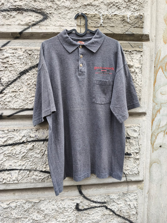 Polo manica corta Harley Davidson vintage made in USA