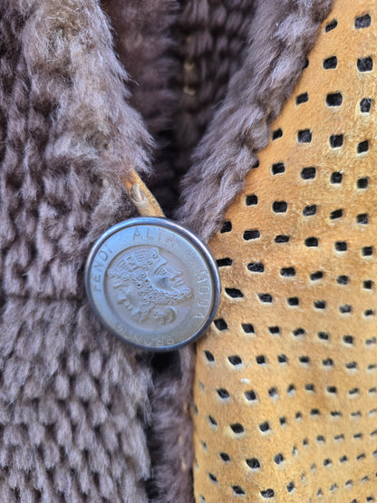 Montone vintage donna Fendi