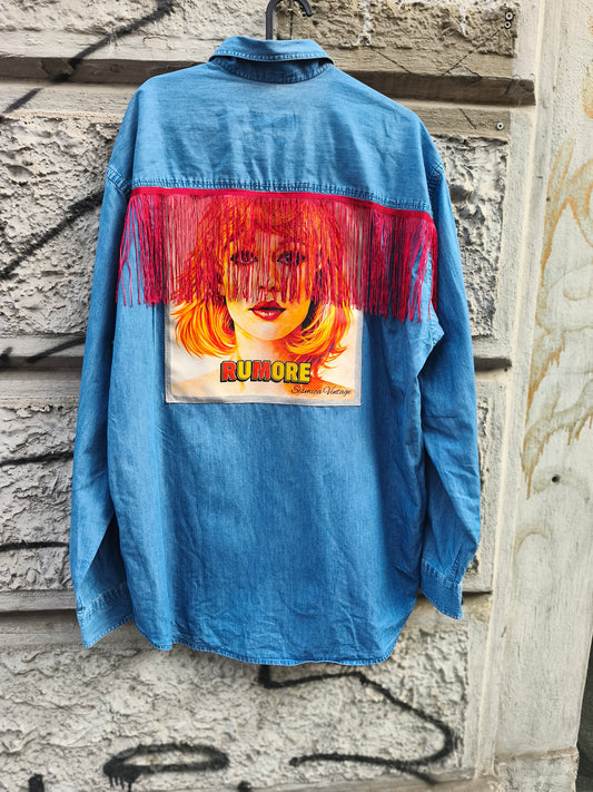 Camicia in denim vintage custom Raffaella