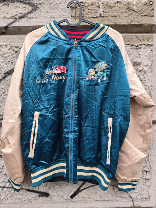 Bomber vintage raro reversibile