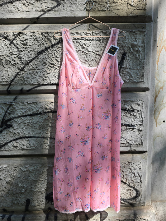 Sottoveste anni 70 a fiori
