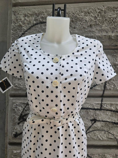 Abito vintage a pois