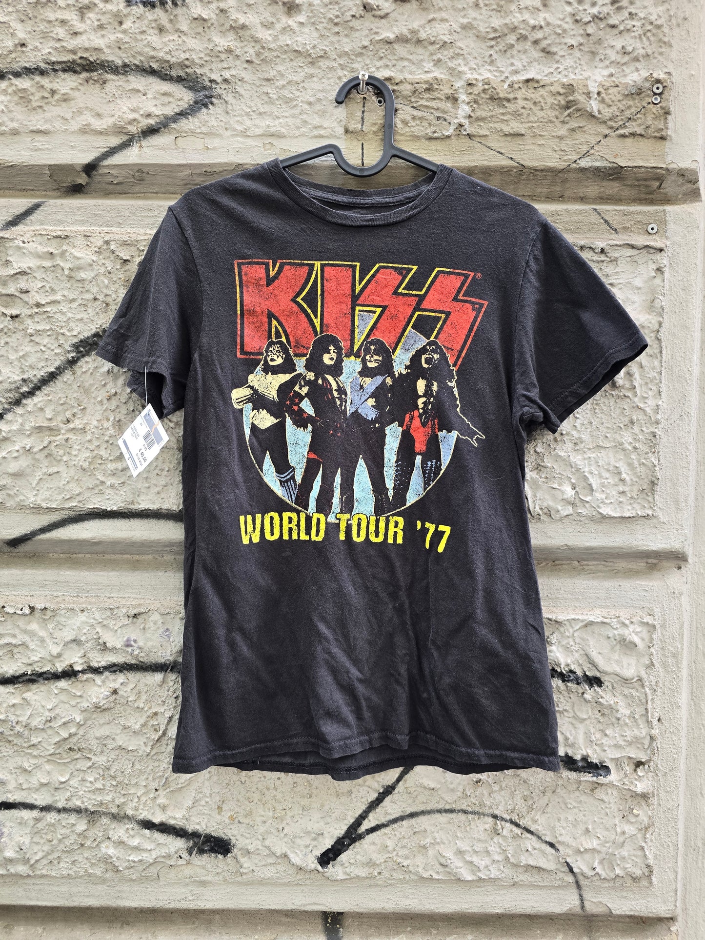 T shirt Kiss vintage 1977