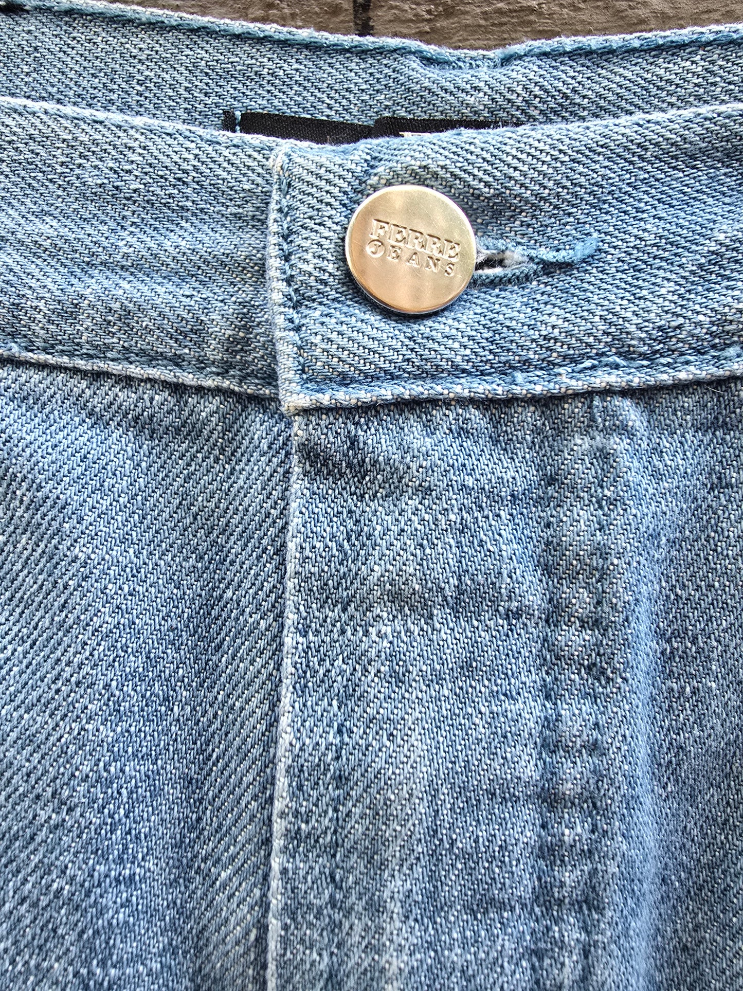 Gonna vintage in denim Gianfranco Ferré