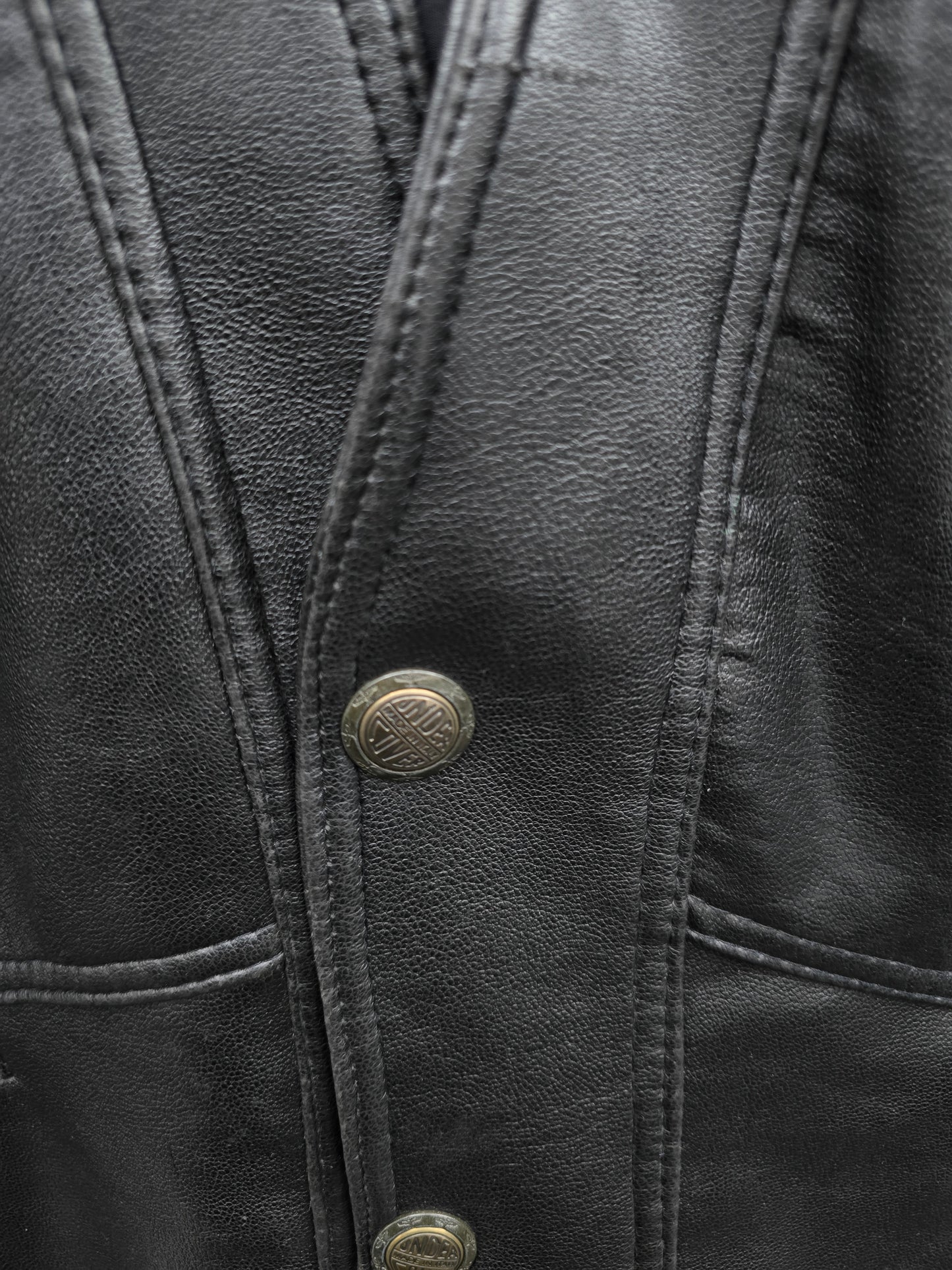 Gilet vintage in vera pelle made in Italy