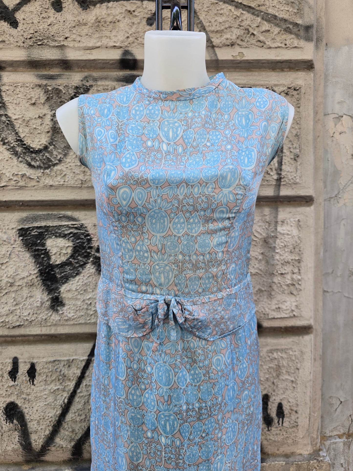 Abito in seta sartoriale anni 60